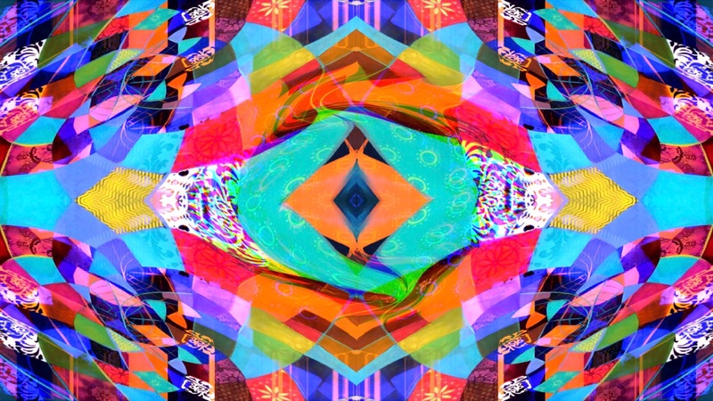 Funkoscope kaleidoscopic digital visual art